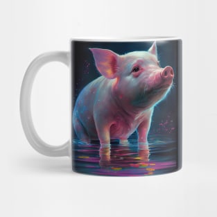 Farm Pig Art Mug